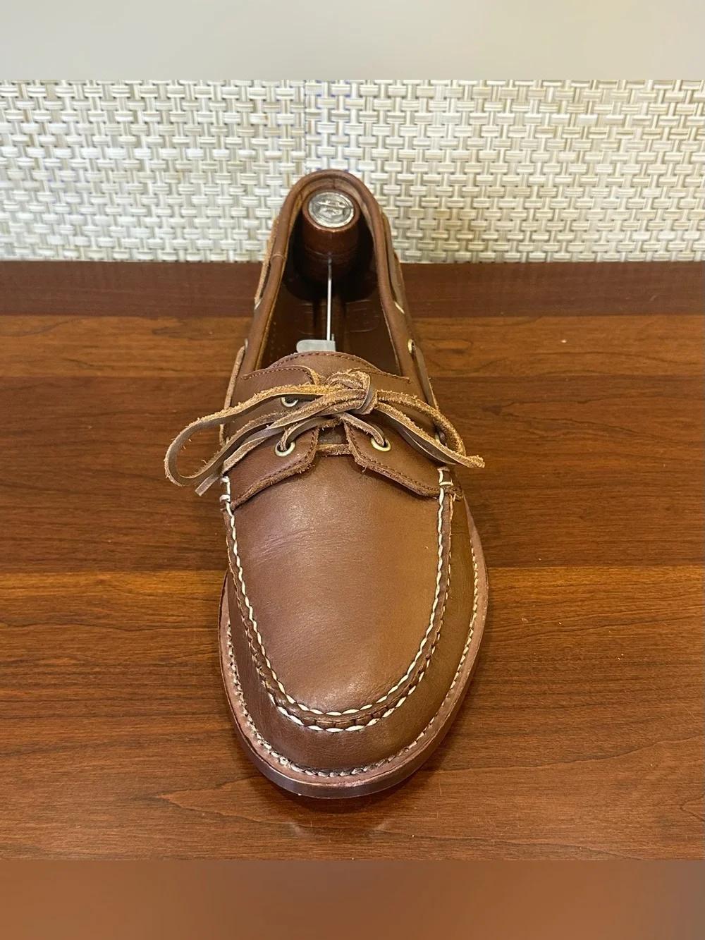Thursday Boot Co. Handsewn Boat Shoes Loafers Brown Full-Grain Leather 10.5
